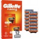 GILLETTE Lames de rasoir Pour Homme Fusion 5 lot de 2 paquets de 6 lames de rasoir