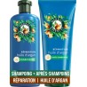 HERBAL ESSENCES Shampoing Réparation Huile d'argan le coffret