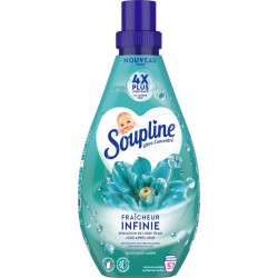 SOUPLINE Adoucissant Ultra Fraîcheur Infinie Lagon le bidon de 800ml