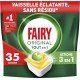 FAIRY Tablette lave-Vaisselle Original Tout en 1 Citron 36 tablettes