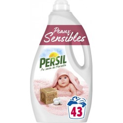 PERSIL Lessive Liquide Peaux Sensibles au savon de Marseille 43 lavages