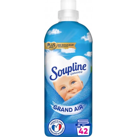 SOUPLINE Adoucissant Liquide Concentré Ultra Grand Air le bidon de 880ml