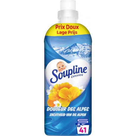 SOUPLINE Assouplissant Concentré Douceur des Alpes 900ml