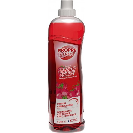 FULGATOR Nettoyant Nettoyant Surodorant Bonbon Fraise 1L