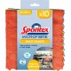 SPONTEX Lavette microfibre multi-usages toutes surfaces 10 lavettes