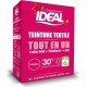 IDEAL Teinture Textile Tout en un Colorant + Fixateur + Sel Fushia 230g