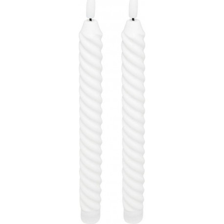 Atmosphera Lot De 2 Bougies Batons Twist Aloe Blanc 115g