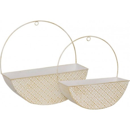 Atmosphera 2 Jardinières Suspendues Tino H29.5 Et H34cm