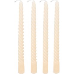 Atmosphera 4 Bougie-bâtons Twist Many Ivoire 180g