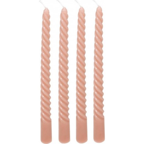 Atmosphera 4 Bougie-bâtons Twist Many Rose 180g