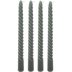 Atmosphera 4 Bougie-bâtons Twist Many Vert 180g