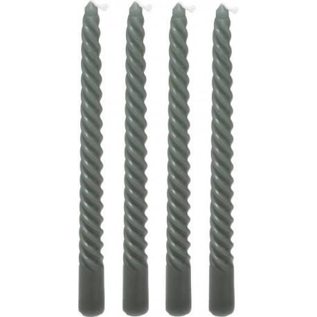 Atmosphera 4 Bougie-bâtons Twist Many Vert 180g