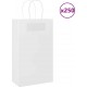 Vidaxl Sacs En Papier 250 Pcs Avec Poignées Blanc 54x15x49 Cm