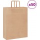 Vidaxl Sacs En Papier 50 Pcs Avec Poignées Marron 32x12x42 Cm