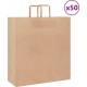 Vidaxl Sacs En Papier 50 Pcs Avec Poignées Marron 45x17x48 Cm