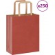 Vidaxl Sacs En Papier Bags Pcs Avec Poignées Rouge 18x8x22 Cm
