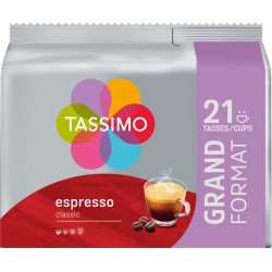 Tassimo Dosettes espresso clasiquettes x21 126g