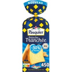 Brioche tressée bio Pasquier Tranchée 450g