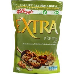 Kellogg’s Extra Pépites 4 Noix 500g (lot de 3)