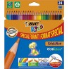 BIC Kids Evolution Crayons de Couleur en Résine x24