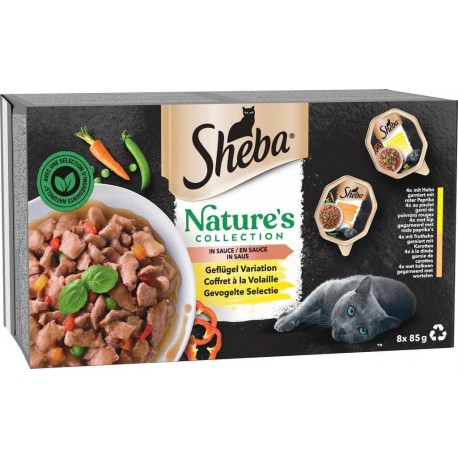 SHEBA BARQ.VOLAILLES 8X85g 680g