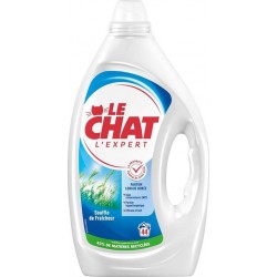 LE CHAT Lessive Liquide L'Expert Souffle De Fraîcheur le bidon de 2,2L