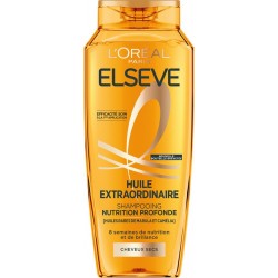L'OREAL PARIS Shampoing Cheveux secs Huiles de marula et camélia Elseve 250ml