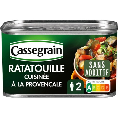 Cassegrain Légumes cuisinés ratatouille à la Provençale
