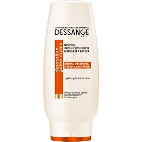 Dessange Paris Compétences Professionnelles Après Shampooing Nutri-Réparateur 200ml (lot de 4)