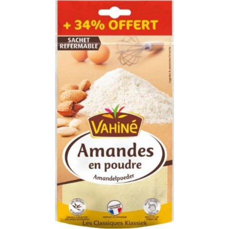 Vahiné AMANDES EN POUDRE 150G +34% 201g