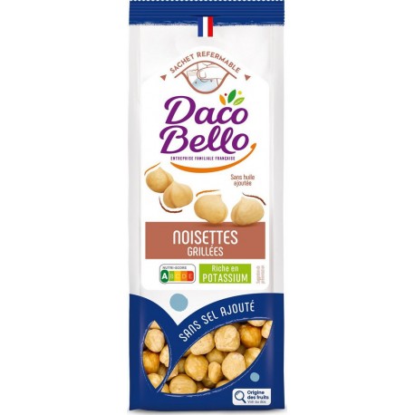 DACO BELLO Noisettes grillées sans sel 175g