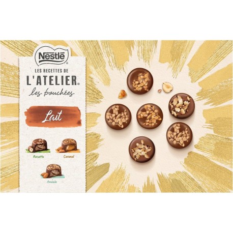 NESTLE Assortiment de Chocolats Lait 410g
