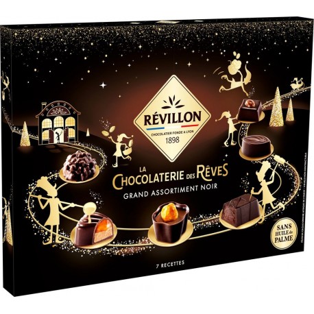 Révillon REVILLON CHOCOLATIER Assortiment de Chocolats Noir 230g