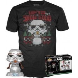 FUNKO Figurine POP! Star Wars Stormtrooper + Tee Shirt Taille M