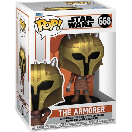 FUNKO Figurine POP! Star Wars The Mandalorian The Armorer N° 668