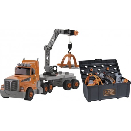 SMOBY Black & Decker camion de bricolage + outils