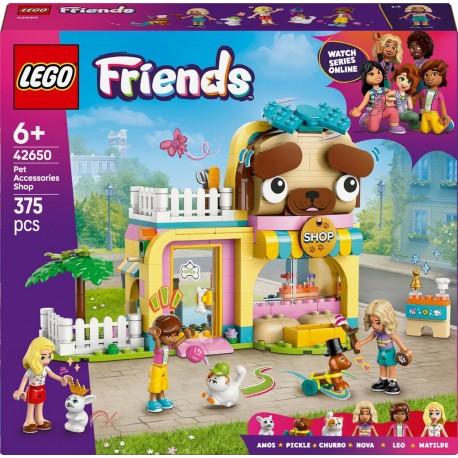 LEGO 42650 Friends La Boutique d'accessoires pour les Animeaux de Compagnie