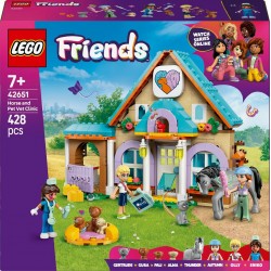 LEGO 42651 Friends La Clinique Vétérinaire pour Chevaux et Animaux de Compagnie