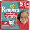 PAMPERS Couches Culottes Bébés Baby- Dry Pants 11-17Kg Taille 5 24 couches