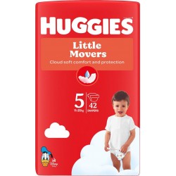 HUGGIES Couches Bébé Taille 5 11-25Kg pack de 42 couches