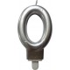 PARIS PRIX Bougie D'anniversaire chiffre 0 7cm Argent