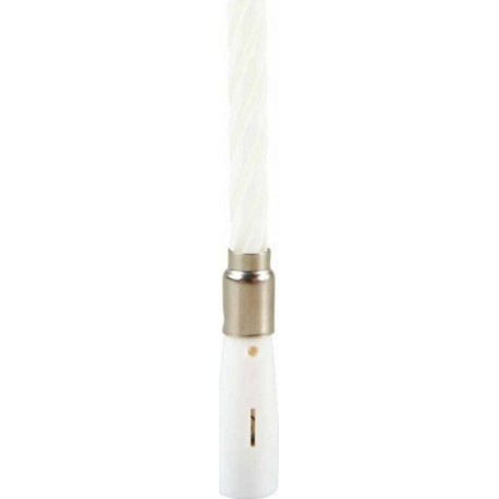 PARIS PRIX Bougie D'anniversaire musicale 12cm Blanc