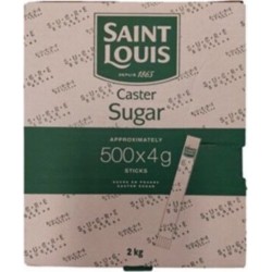 SAINT LOUIS Sucre En Poudre Bûchette 500 X 4g 2Kg/boîte 4 Boîtes