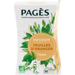 PAGES Infusion Feuilles d'Oranger Détente Bio