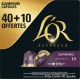 L'OR Café Capsules Espresso Intensité 10 Compatible Nespresso