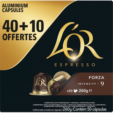 L'OR Café Capsules Espresso Intensité 9 Compatible Nespresso