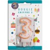 SAINTE LUCIE Bougie chiffre 3