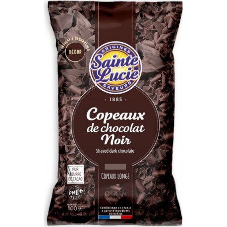 SAINTE LUCIE Décors copeaux de chocolat noir