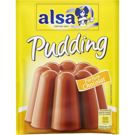 ALSA Préparation Pudding Parfum Chocolat