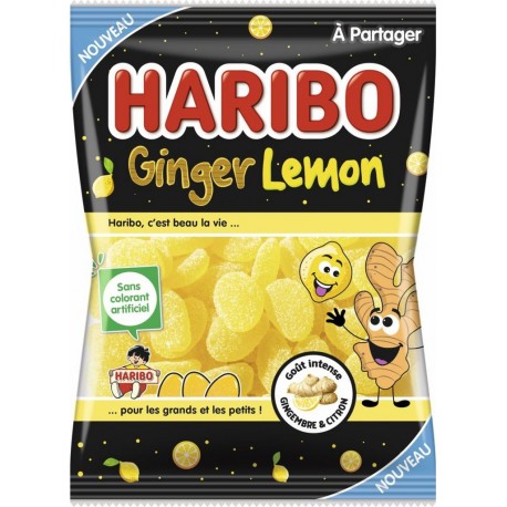HARIBO Bonbons Goût Gingembre et Citron